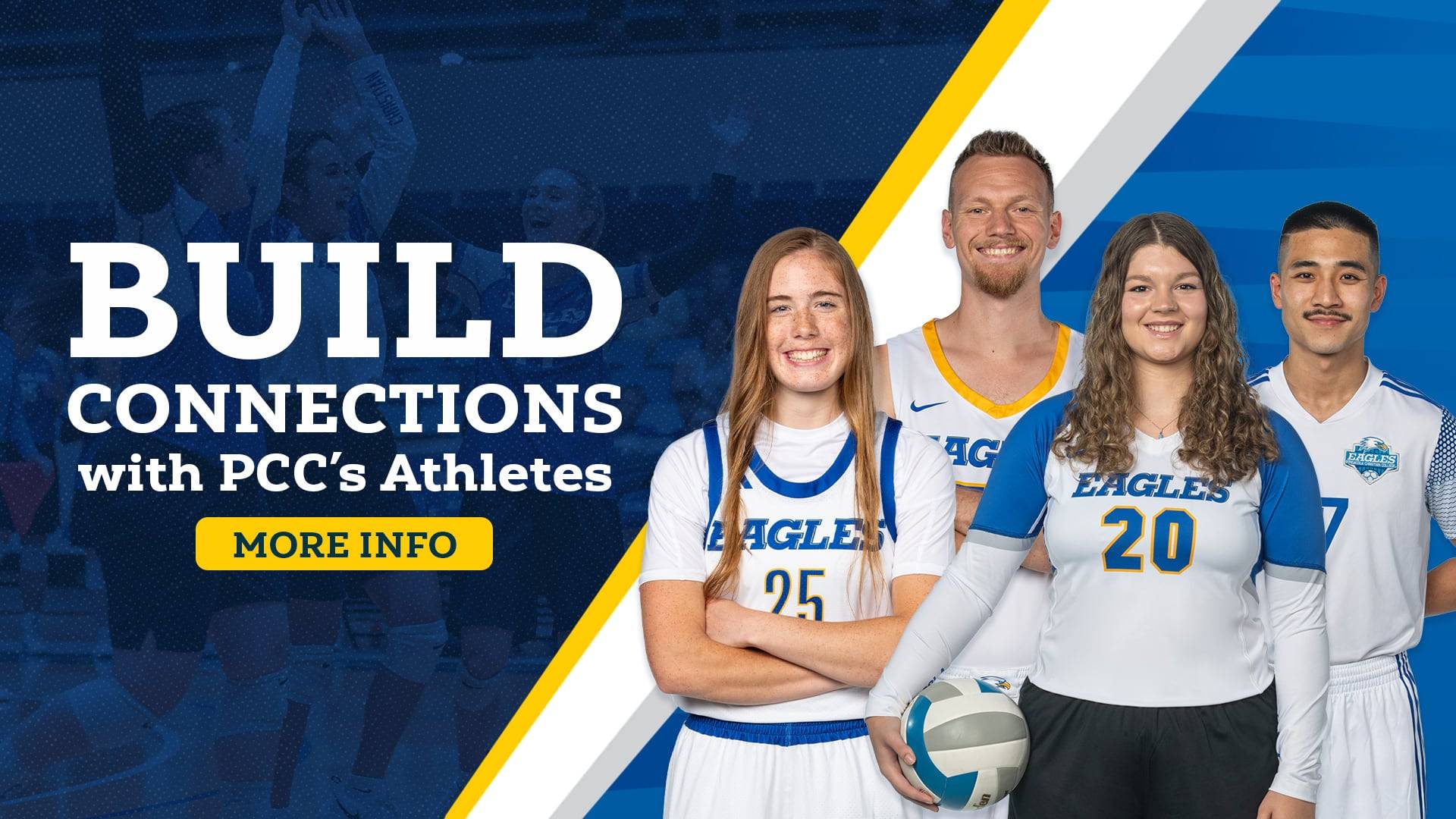 Build Connections with PCC's Athletes